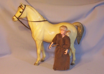 Reversable Tan American Indian Dress for Breyer Doll